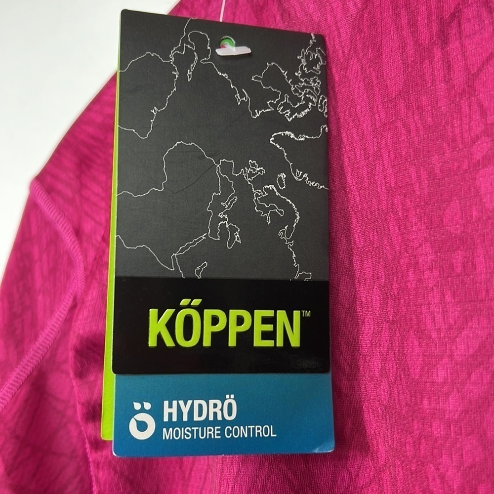 NWT Koppen Athletic Long Sleeve Tech Tee Large Moisture Wicking Base Layer - Picture 6 of 9